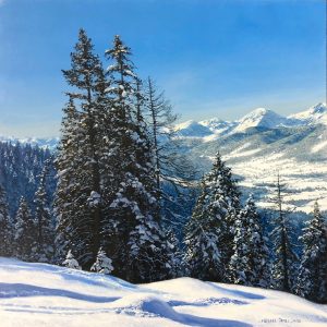 Snow lesson Painting Photo